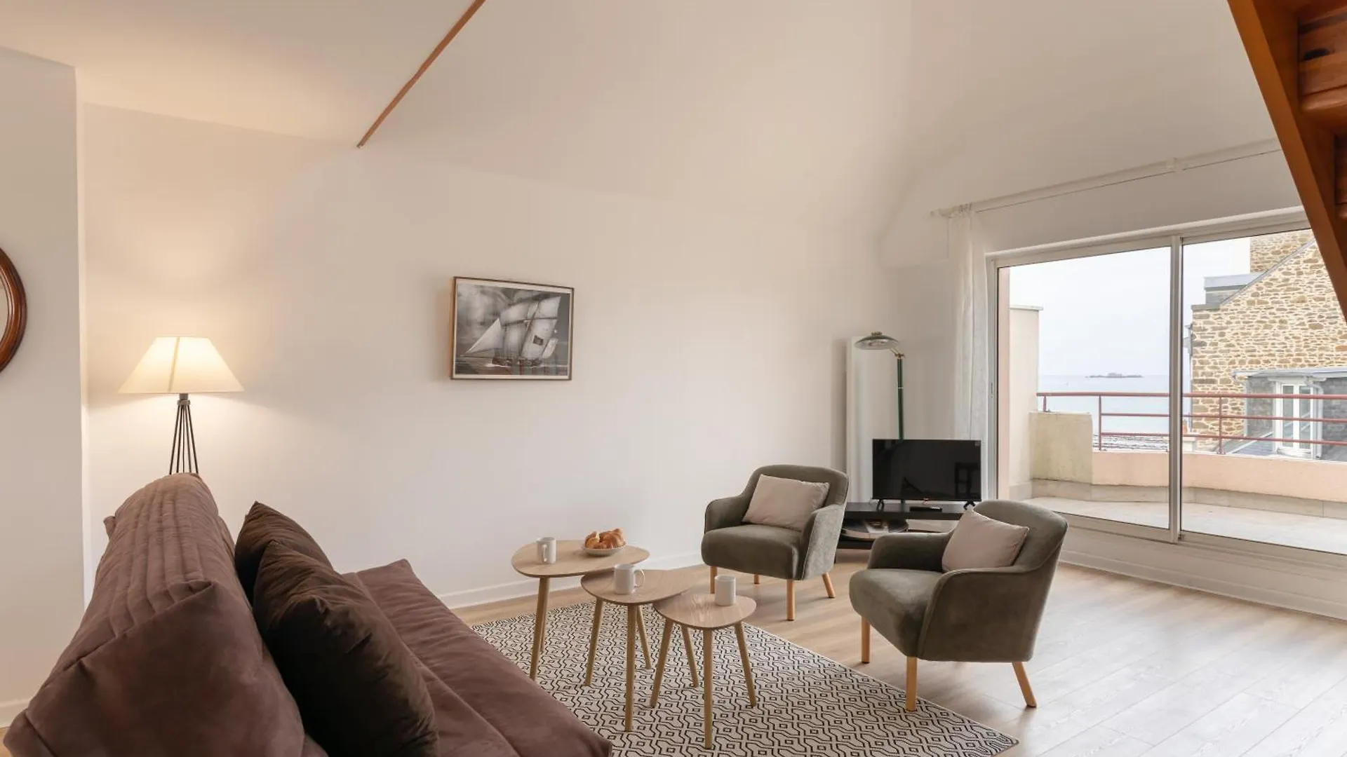 Amatasi - Appt Duplex Vue Mer 圣马洛